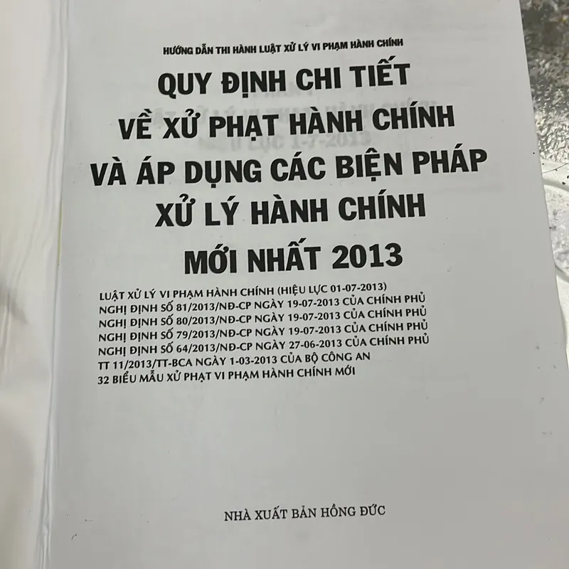 [luật] Quy định chi tiết về xử phạt hành chính và áp dụng các biện pháp hành chính 558899