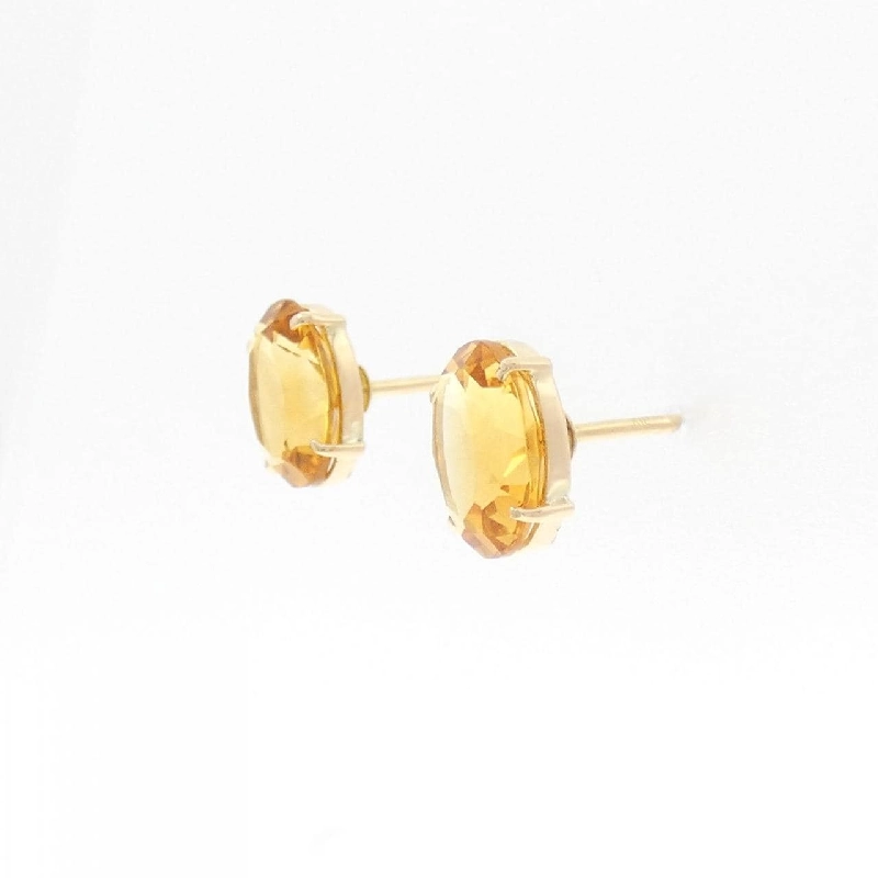 K18YG Citrine Bông tai - Hàng hiệu Chính hãng 869413