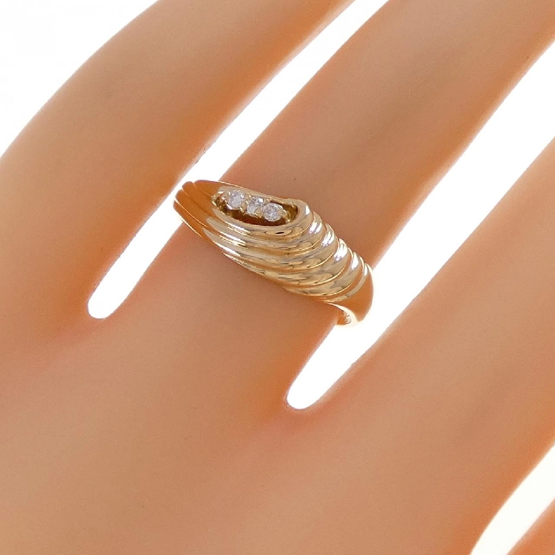 Nhẫn kim cương K18YG 0.04CT - Hàng hiệu Authentic 854790