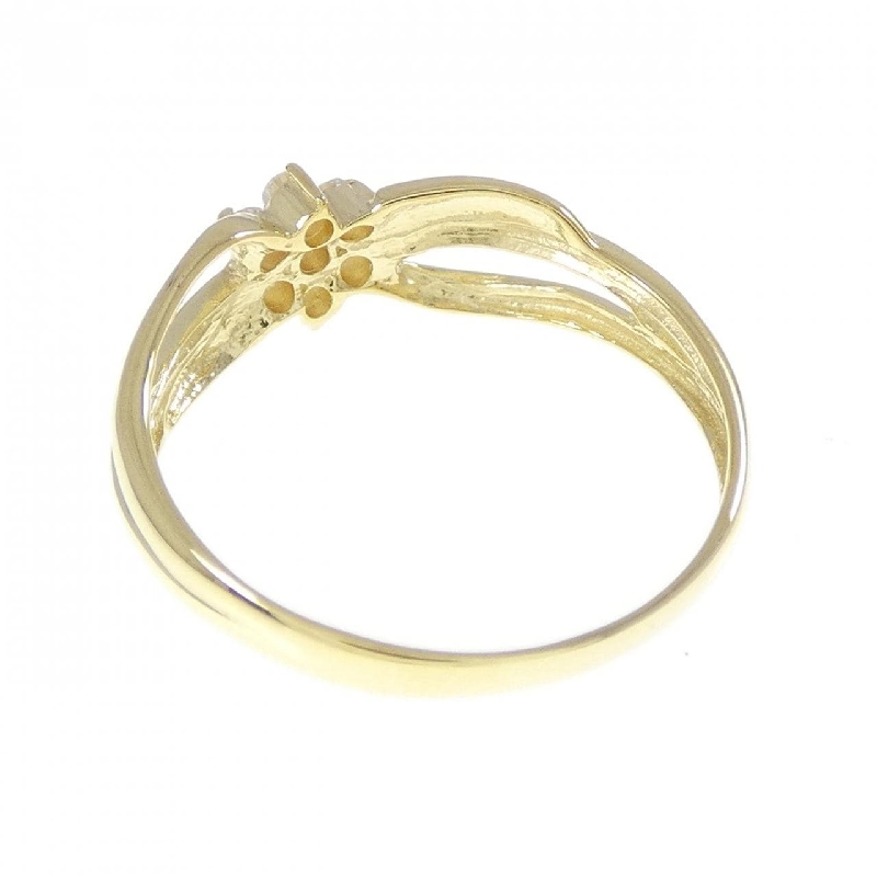 Nhẫn kim cương hoa K18YG 0.10CT - Hàng hiệu Authentic 855140
