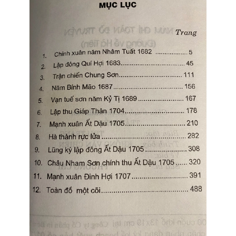Nam Chí Toàn Đồ Truyện ( Đường Về Hà Tiên) - Tiểu thuyết- sách lưu kho độ mới 90% 412226