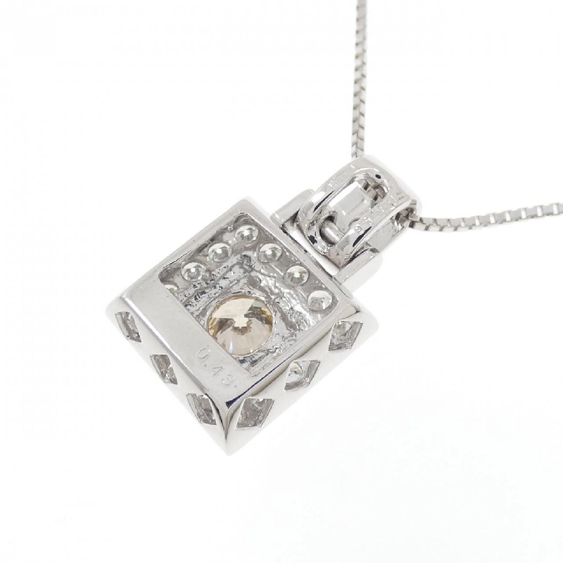 Dây chuyền kim cương K18WG 0.46CT - Hàng hiệu Chính hãng 860963