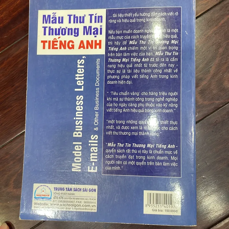 Mẫu thư tín thương mại tiếng anh Model business letters emails & other business documents  1035005
