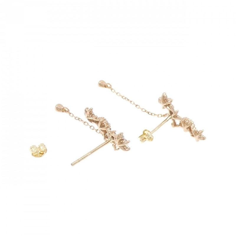 Bông tai hoa cubic 14KPG/14K - Hàng hiệu Authentic 873927