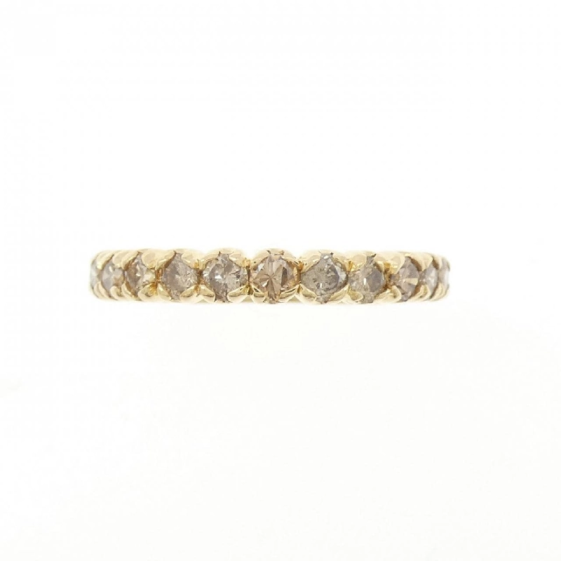 Nhẫn kim cương K18YG Half Eternity 1.0CT - Hàng hiệu Authentic 855114