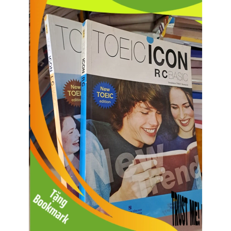 (TẶNG BOOKMARK) Toeic Icon bộ 2 cuốn RC + LC basic mới 80% có viết hightlight RBK0808 HỌC NGOẠI NGỮ 954208