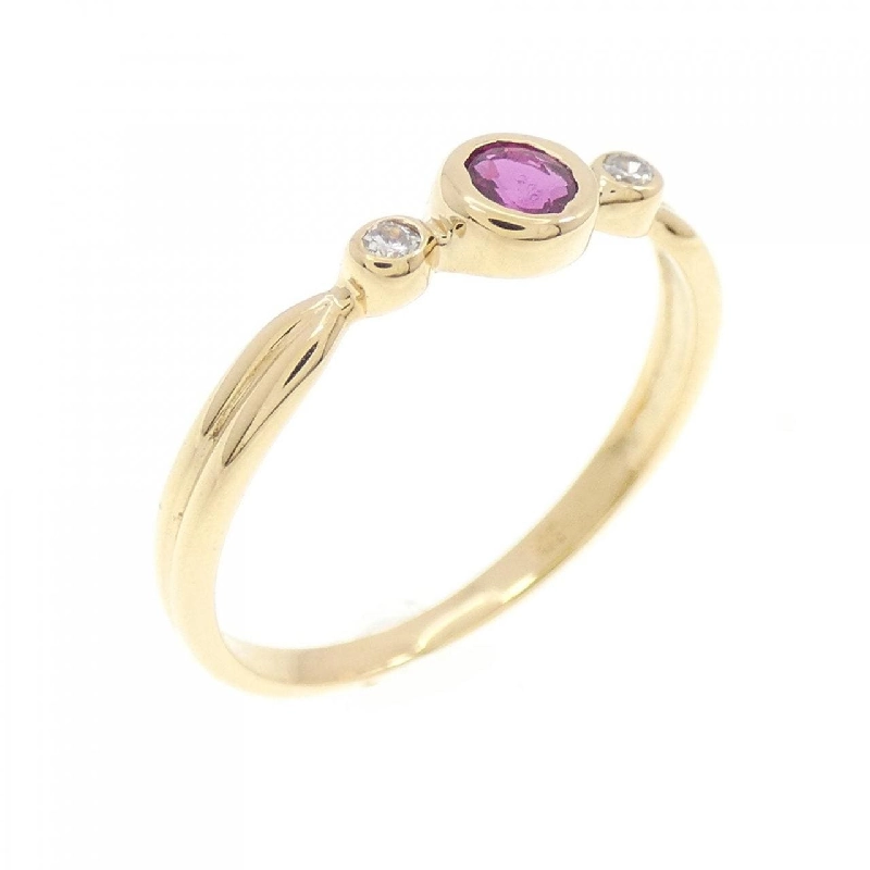 Nhẫn ruby K18YG 673163