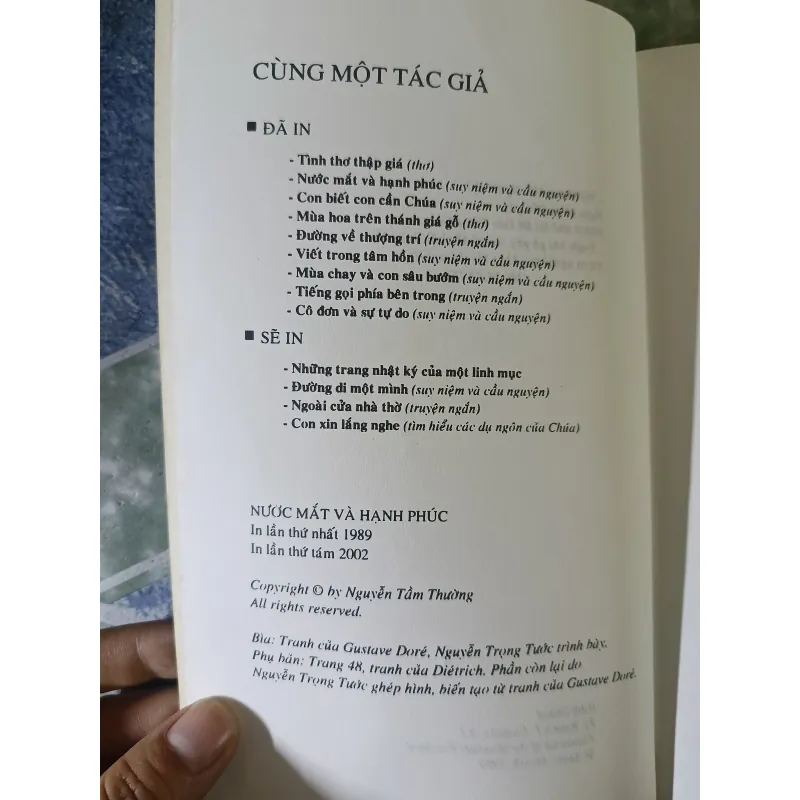 Nước mắt và hạnh phúc - Nguyễn Tầm Thường 793164