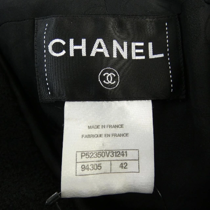 Jacket không cổ CHANEL P52350V31241 628519