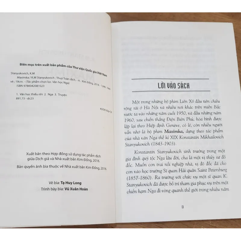 Truyện ngắn Liên Xô MAXIMKA - tác giả: K.M Stanyukovich 753702