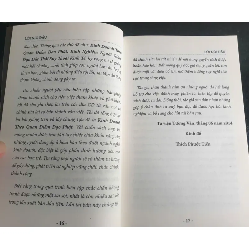 Kinh Doanh Theo Quan Điểm Đạo Phật - Thích Phước Tiến% 695795