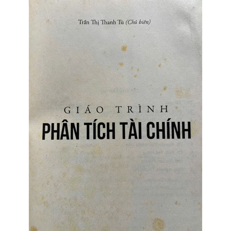 PHÂN  TÍCH TÀI CHÍNH 702189