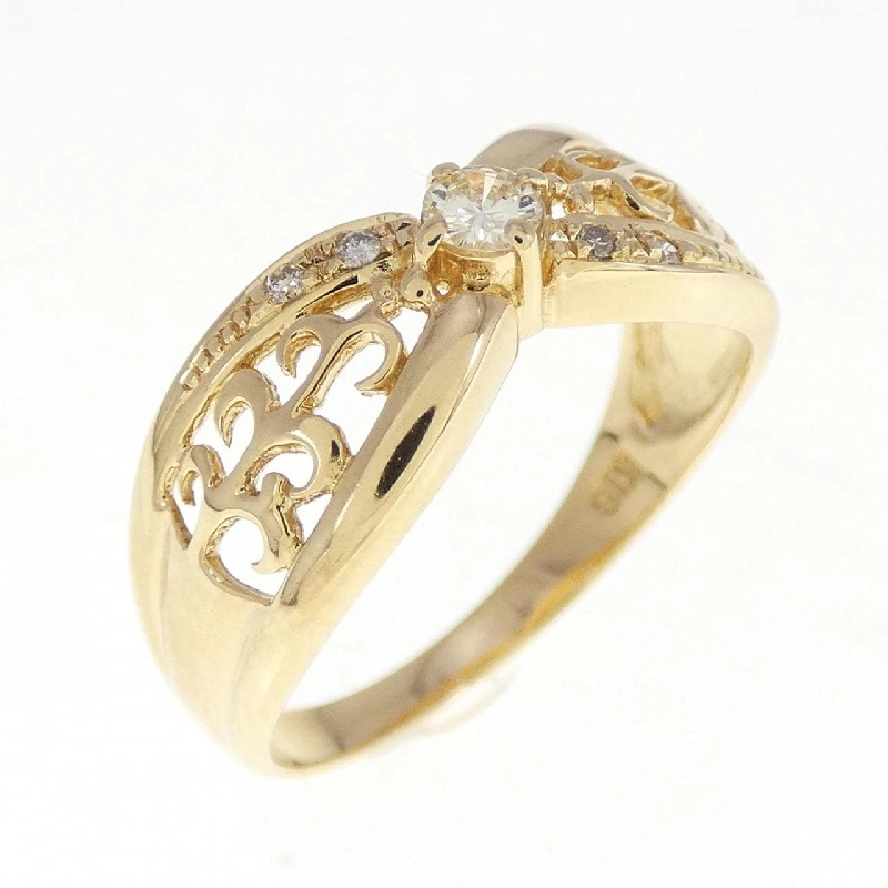 Nhẫn kim cương K18YG 0.09CT - Hàng hiệu chính hãng 855362