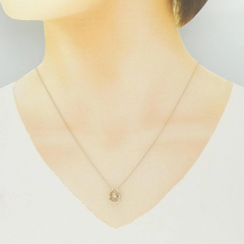 K18PG Dây chuyền kim cương 0.50CT - Hàng hiệu Chính hãng 861284