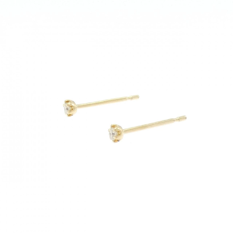 K18YG Solitaire Bông tai Kim cương 0.04CT - Hàng hiệu Chính hãng 868673