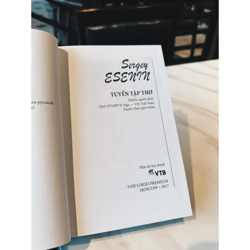 Tuyển tập thơ Sergey Essenin 1001324
