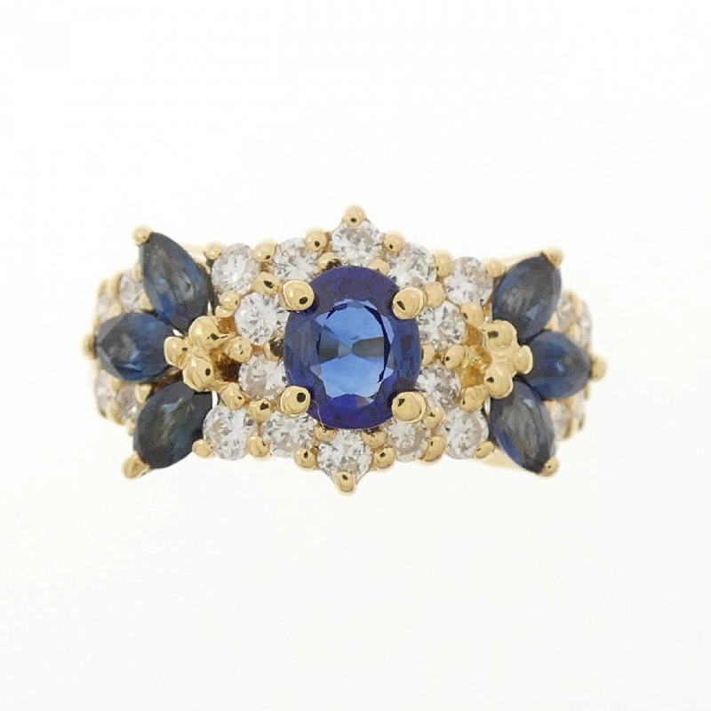 Nhẫn Sapphire K18YG 1.01CT - Hàng hiệu Chính hãng 854395