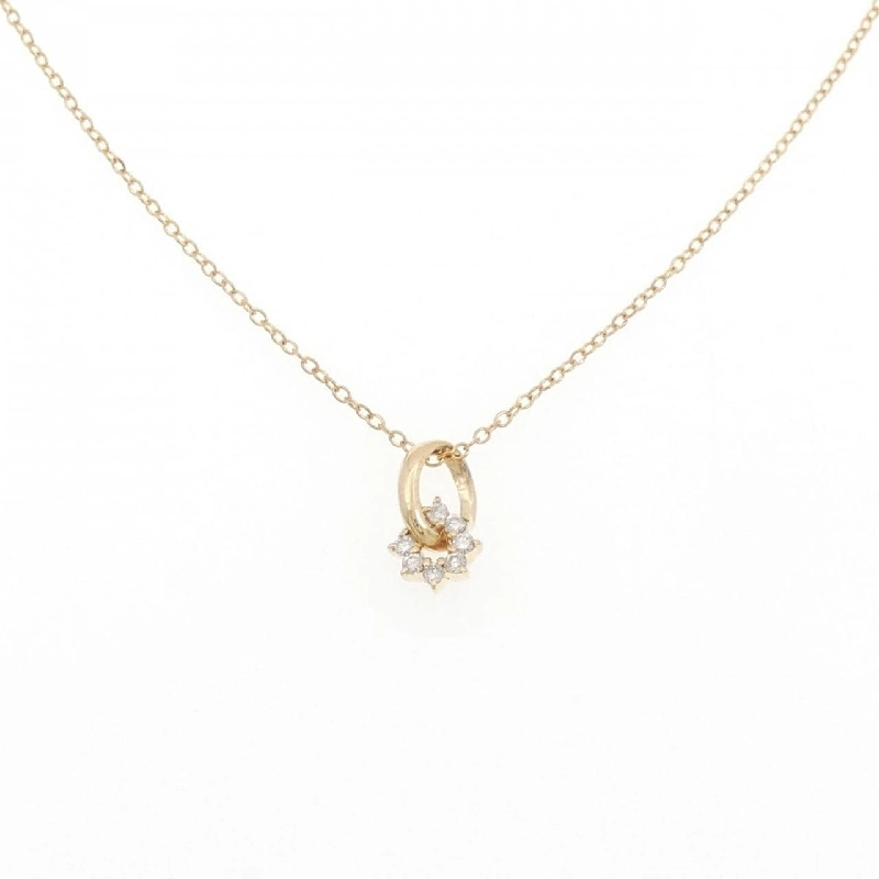 K18YG Dây chuyền kim cương 0.10CT - Hàng hiệu Chính hãng 860769