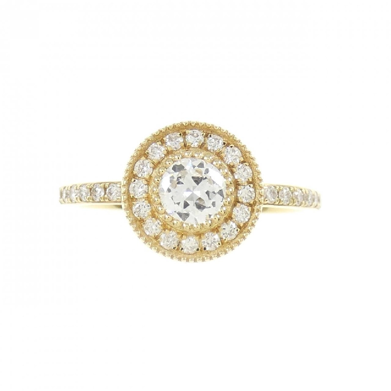 【Sản phẩm mới】Nhẫn kim cương K18YG 0.45CT 672473