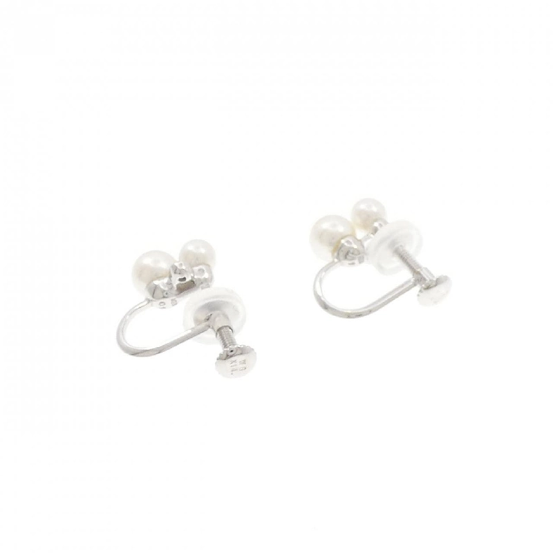 K18WG/K14WG Bông tai ngọc trai Akoya - Hàng hiệu Authentic 872858