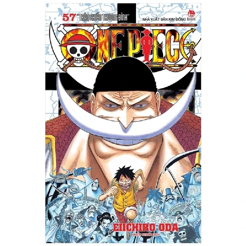 One Piece - Tập 57: Trận Chiến Thượng Đỉnh - Eiichiro Oda (Mới 100%) Truyện tranh, NXB Kim Đồng - SÁCH ĐẠI HỌC 486498