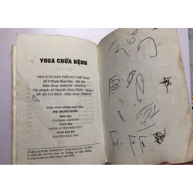 YOGA CHỮA BỆNH ( sách dịch ) - 178 trang, nxb: 2002 315364