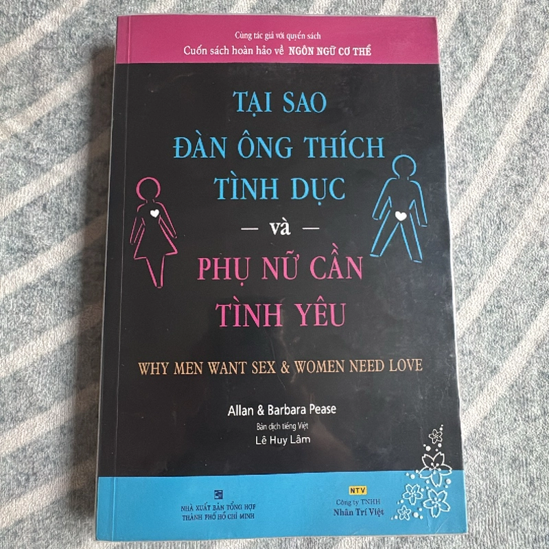 Sách kỹ năng - Tại sao đàn ông thích tinh dục và phụ nữ cần tinh yêu - Mới 90% - Giảm >50% 367855