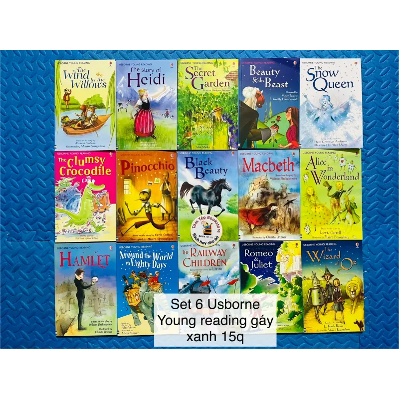 Set 6 Usborne Young Reading Series 2– bộ vàng gáy xanh (15 cuốn) 759396