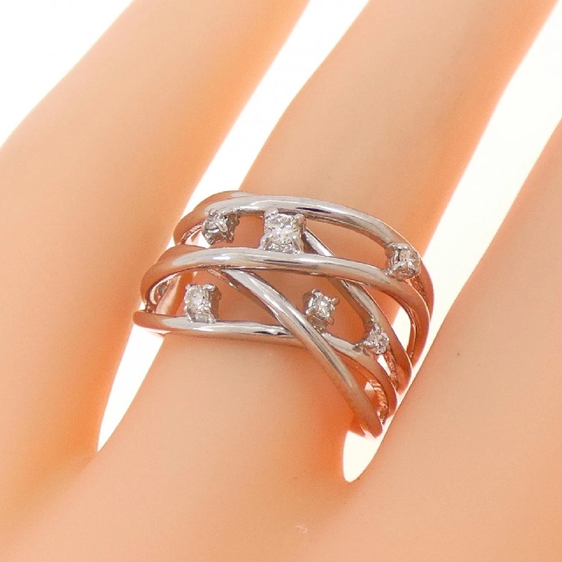 Nhẫn kim cương K18WG 0.13CT 668119