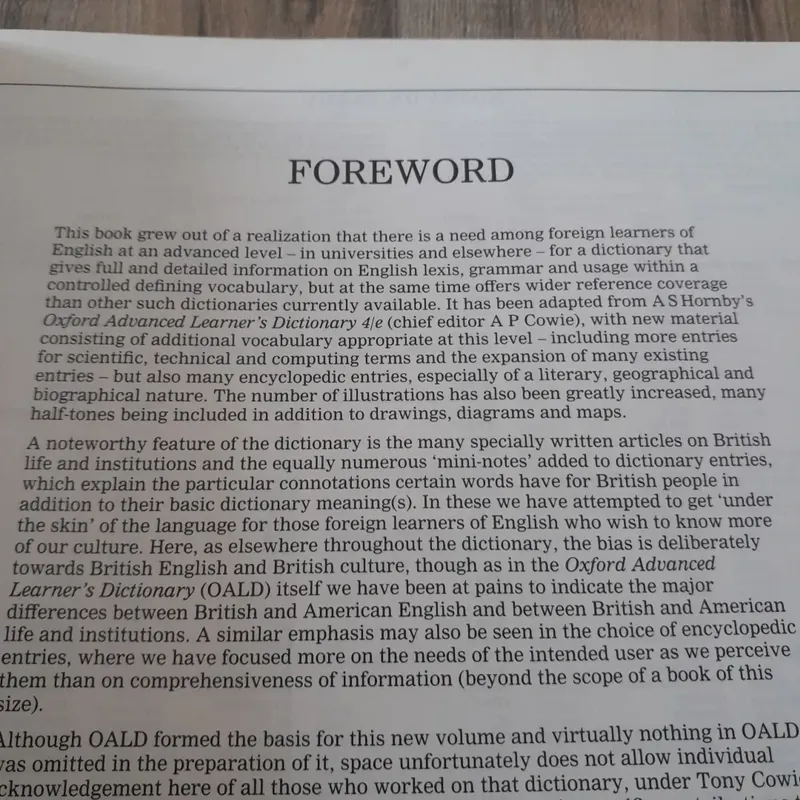 OXFORD Advanced Learner's Encyclopedic Dictionary. For Language and Culture 703683