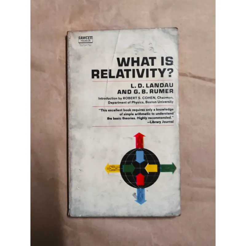 What Is Relativity? - Lev Landau; Yuri Rumer 1007181