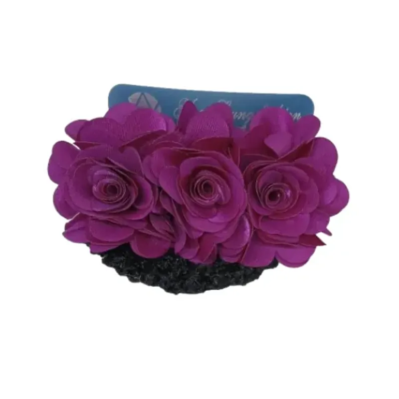 Kẹp búi tóc lưới đính bông thời trang công sở nhà hàng đủ màu 798819