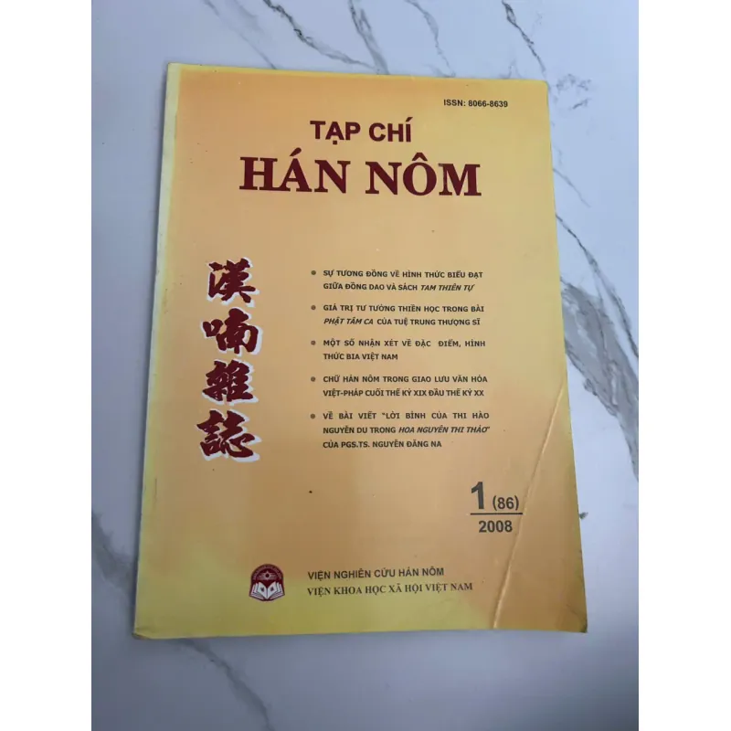 Tạp chí Hán Nôm - Số 1(116) năm 2013 700495