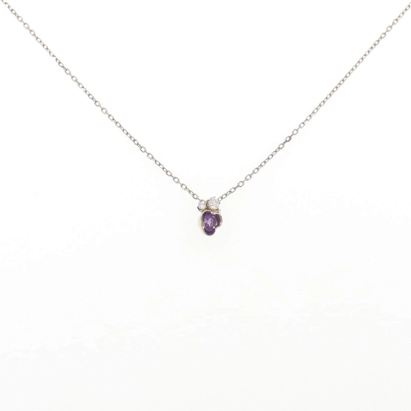 K18YG Mặt dây chuyền Amethyst 0.08CT - Hàng hiệu Chính hãng 857706