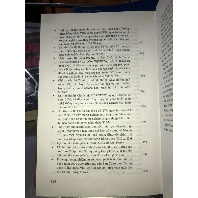 Văn kiện Đảng về công nghiệp hóa, hiện đại hóa  755309