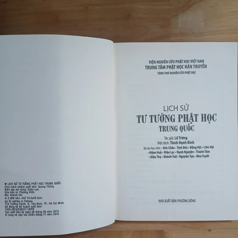 Lịch Sử Tư Tưởng Phật Học Trung Quốc - Lữ Trừng 705387