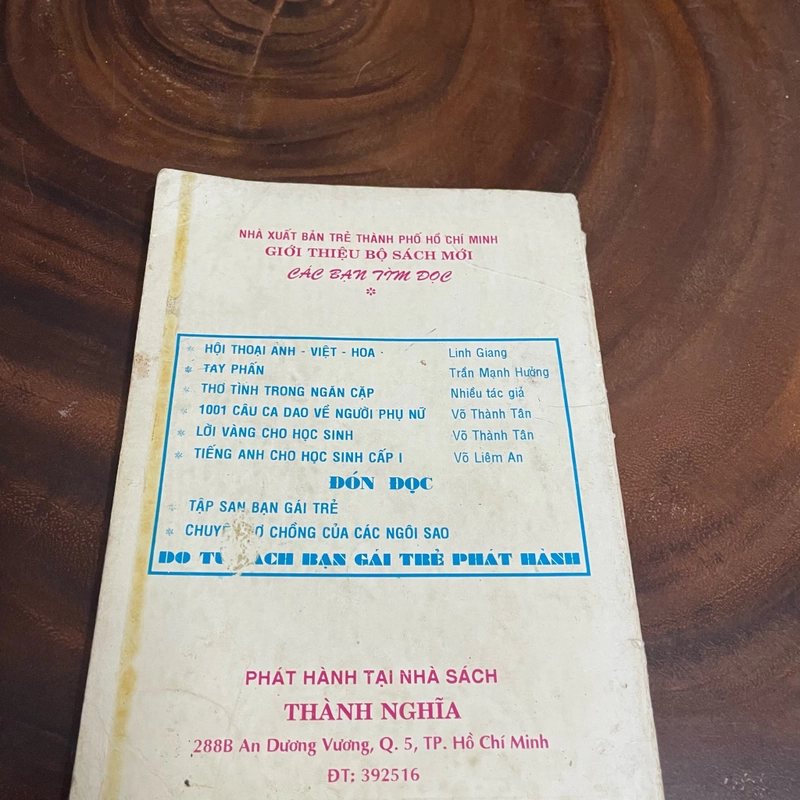 II Thơ: Thơ Tình Trong Ngăn Cặp - 1995 462878