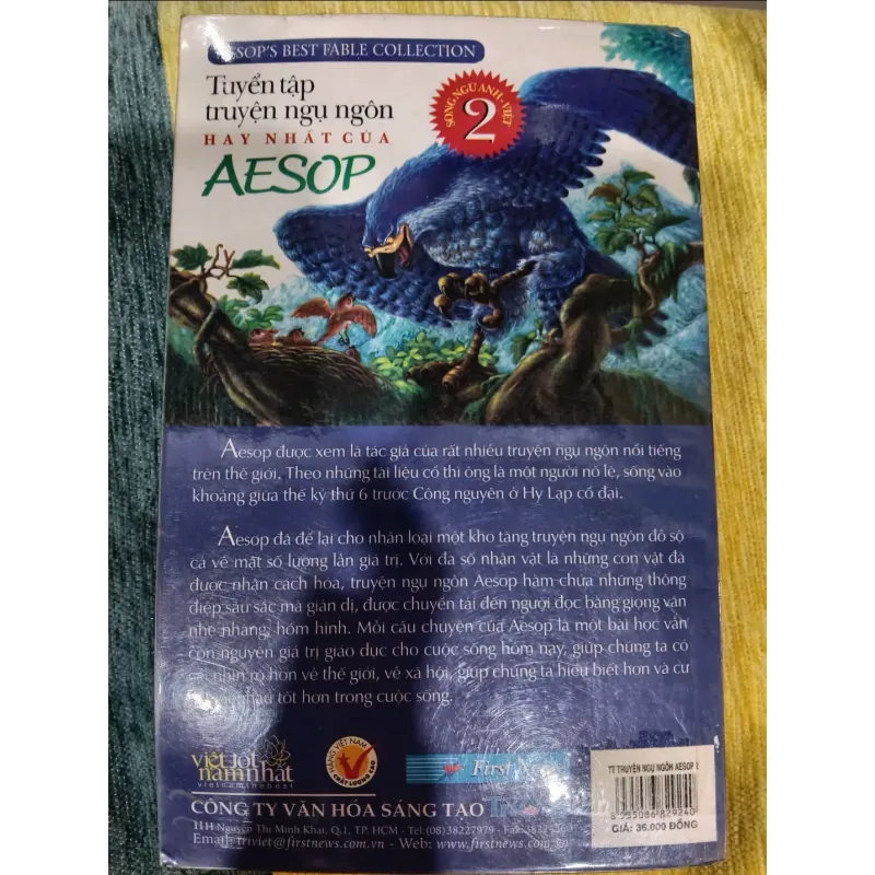 Tuyển tập truyện ngụ ngôn hay nhất của AESOP ( Song ngữ Anh-Việt)_ NHÀ XUẤT BẢN TRẺ 1044649