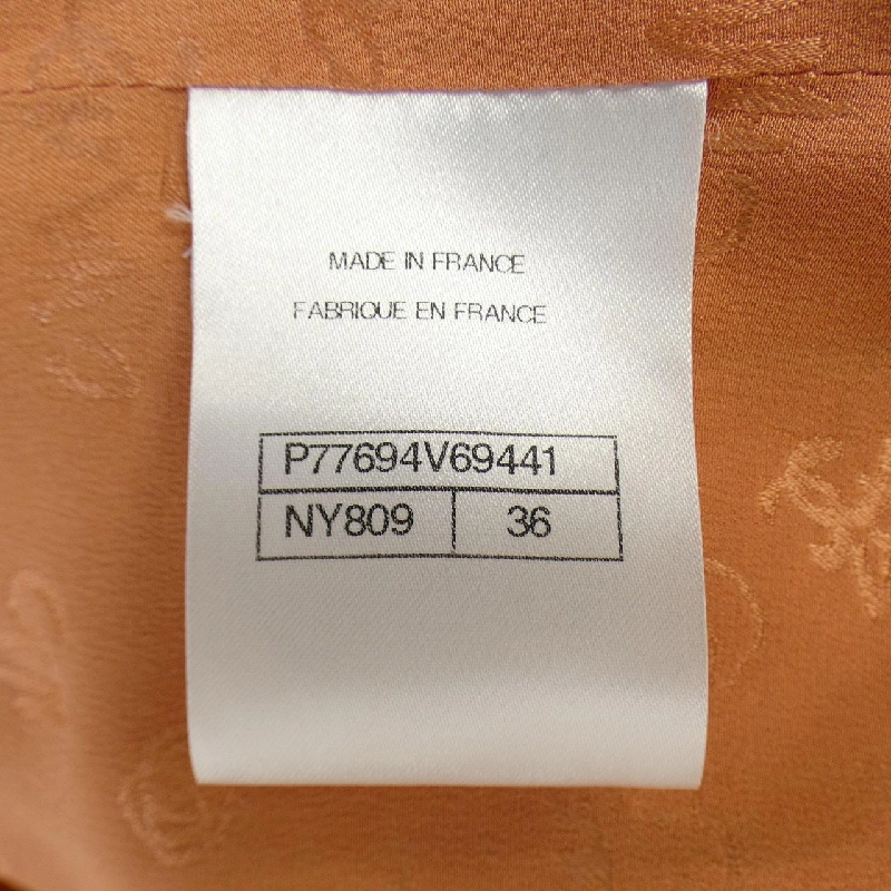 Áo khoác không cổ CHANEL - Hàng hiệu Authentic 824965