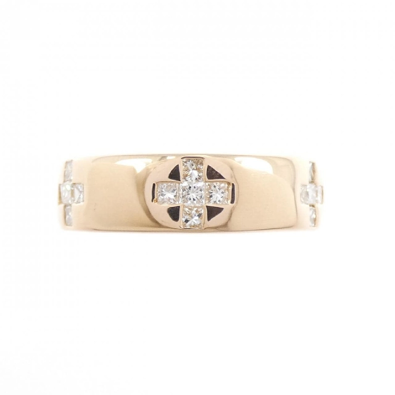 Nhẫn kim cương K18PG chéo 0.50CT - Hàng hiệu chính hãng 850372