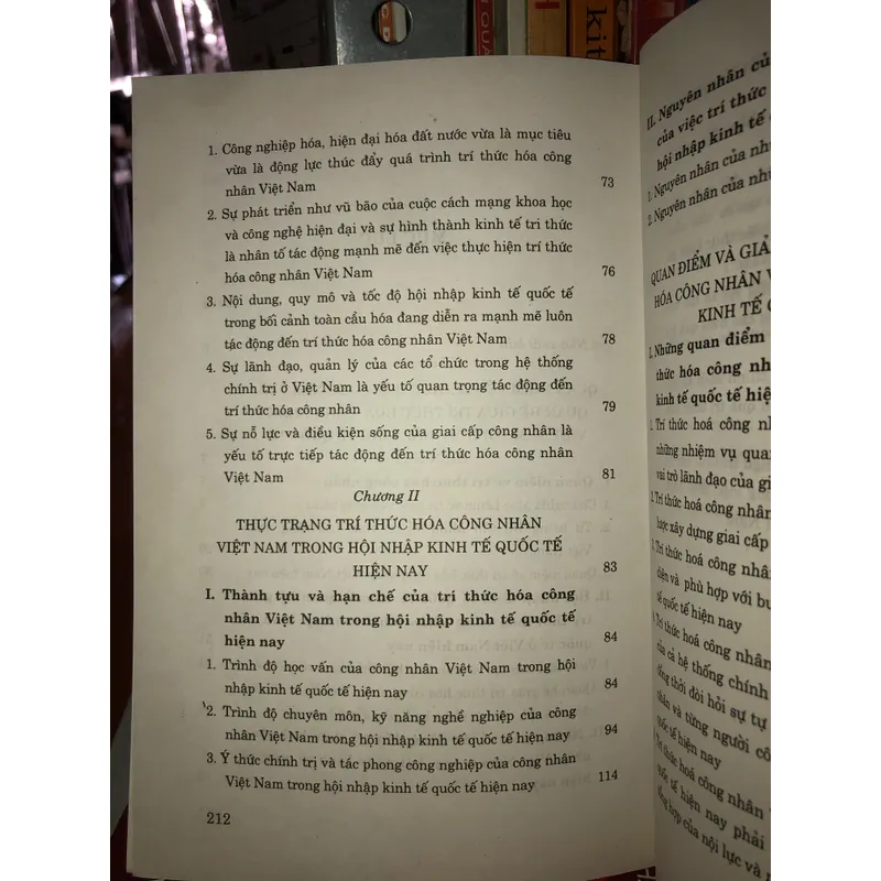 Trí thức hoá công nhân Việt Nam trong hội nhập kinh tế quốc tế  hiện nay  608021