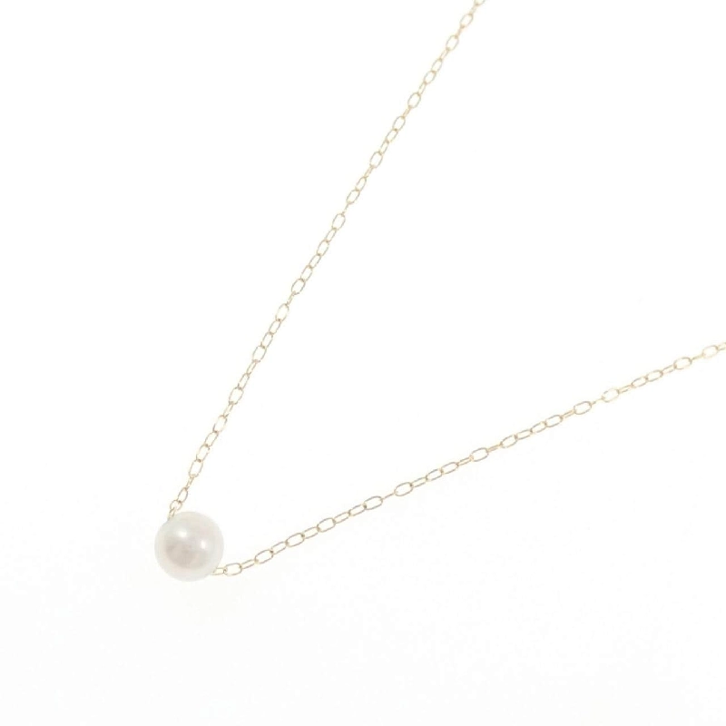 K18YG Ngọc trai Akoya Dây chuyền 4.9mm - Hàng hiệu Chính hãng 856690