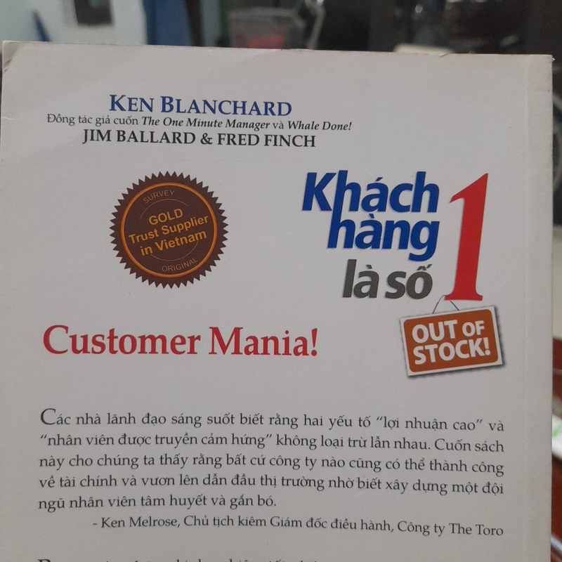 Ken Blanchard, Jim Ballard & Fred Finch - Khách hàng là SỐ 1 360912