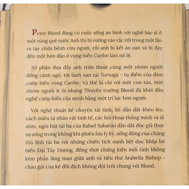 Tiểu thuyết phiêu lưu THUYỀN TRƯỞNG BLOOD (Rafael Sabatini) 993658