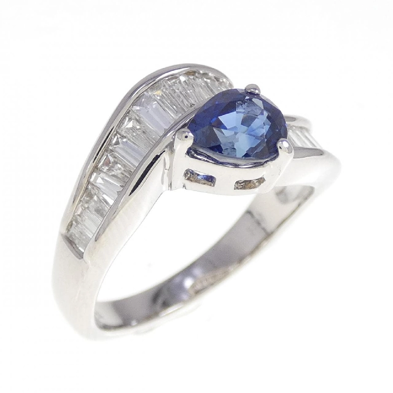 Nhẫn Sapphire K18WG 0.93CT 668195