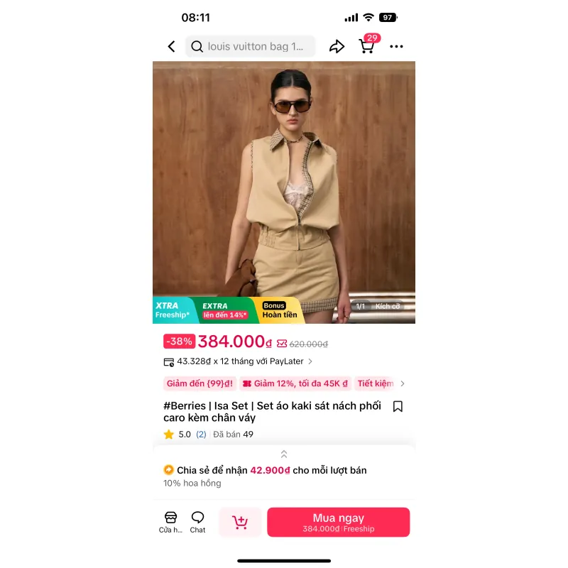 Set bộ size S 785827