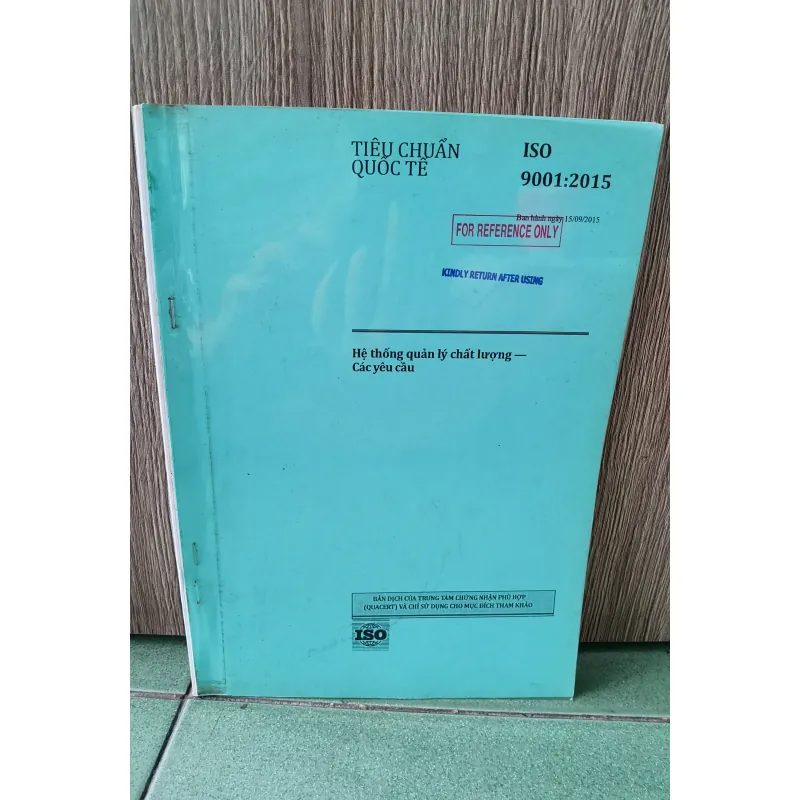 [ Nhận thức tiêu chuẩn ISO] Tài liệu đào tạo - Hệ thống quản lý chất lượng - ISO 9001:2015 1025455