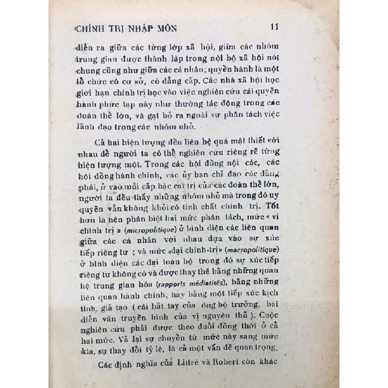 Chính trị nhập môn - Maurice Duverger ( bản đóng bìa xưa ) 126372