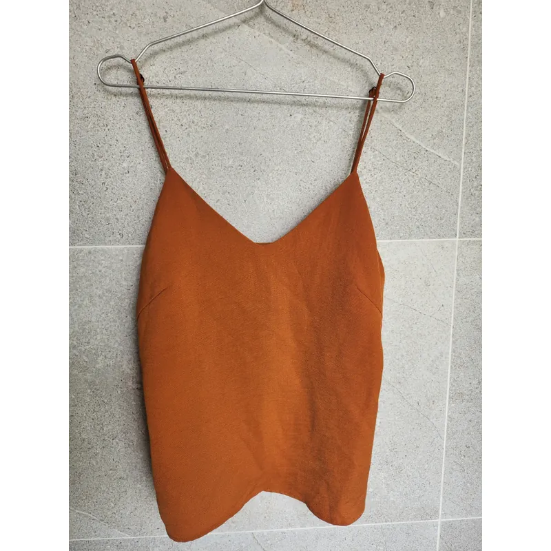 Áo hai dây camisole Dottie màu cam đất 600938