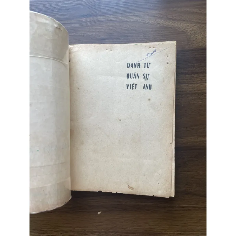 Danh từ Quân sự (Chuyên môn Việt - Anh) 1006736